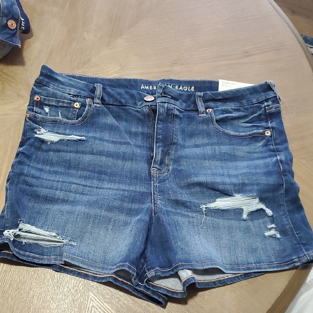 American Eagle Outfitters Women's Blue Denim Shorts